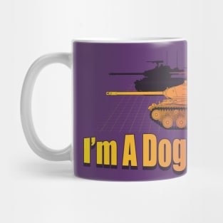 I'm a dog person synthwave edition. M41 Walker Bulldog Mug